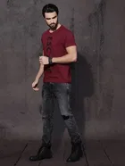 Round Neck Printed T-Shirt for Men 