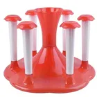 Plastic Glass Holder (Red)