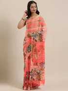 Georgette Printed Saree for Women 