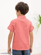 Solid Cotton Blend Kurta Set for Boys 
