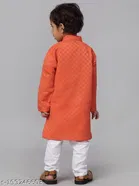 Cotton Blend Kurta with Pyjamas for Boys 
