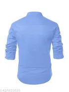 Solid Cotton Kurta Set for Boys 