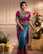 Banarasi Silk Zari Woven Saree for Women 