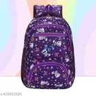Polyester Backpack Bag, Multicolor
