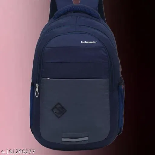 Nylon Backpack for Men & Women, Blue