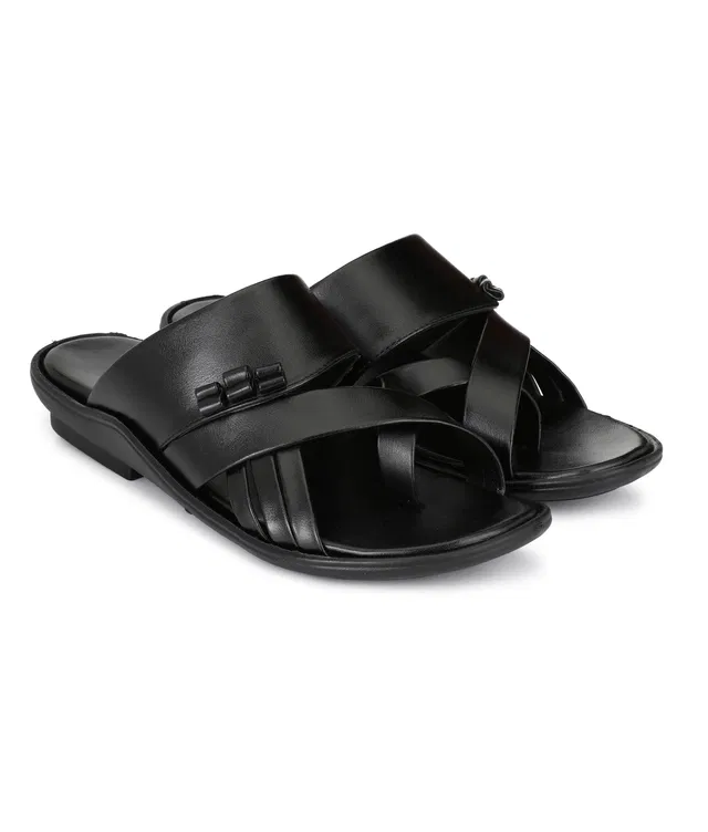 Flipflops for Men (Black, 8)