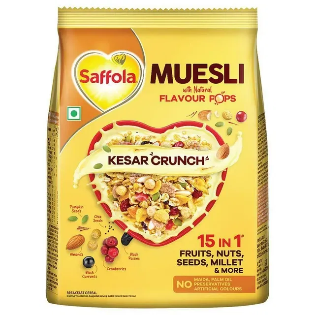 Saffola Kesar Crunch Muesli 180 g