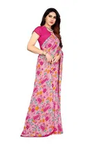 SVB फ्लोरल प्रिंटेड साड़ी फॉर वीमेन 