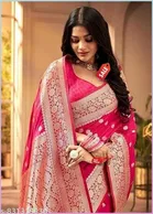 Kanjeevaram Zari Woven Saree for Women 