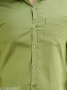 Cotton Blend Solid Shirt for Men, Multicolor, Pack of 3 