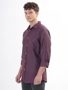100% Cotton Full Sleeves Solid Shirt for Men 
