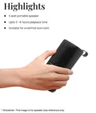 Tecsox Stone 5 W Bluetooth Speaker 