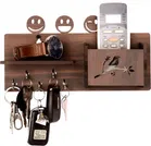 Wooden Wall Mounted Key Holder 