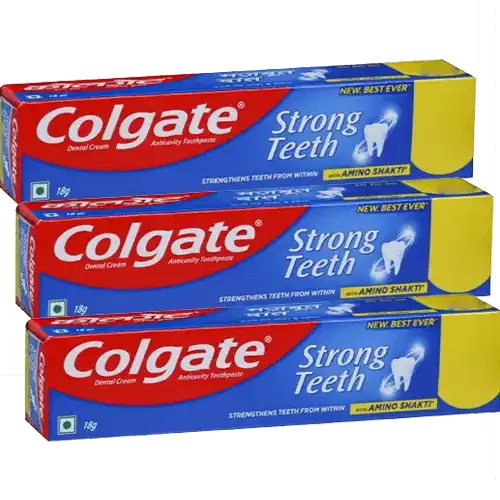 Colgate Strong Teeth Dental Cream Toothpaste 3X16 g (Set Of 3)