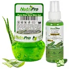 Pure Aloe Vera Skin Gel with Cucumber & Aloevera Face Toner (Set of 2, 120 ml)