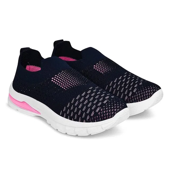 Womens Sport Shoes for Women, Black & Pink (5)