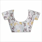 SVB साड़ी प्रिंटेड कलमकारी कॉटन ब्लेंड साड़ी 