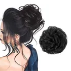 Messy Hair Bun Extension for Women & Girls (Black)