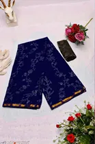 Chiffon Printed Saree for Women 