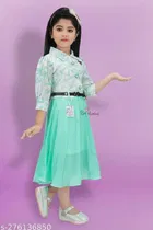 Cotton Blend Frock for Girls 