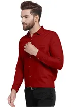 Men's Solid Full Sleeves Shirt 