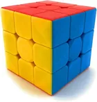 Plastic Rubik Cube (Multicolor)