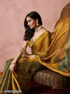 Chiffon Solid Saree for Women 