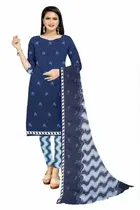 शारदा क्रिएशन क्रेप फ्लोरल प्रिंट सलवार सूट अस्टीचड 