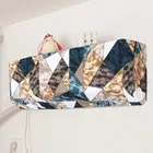 Polyester Elastic Fitted Stretchable Adjustable Printed Cover for 1 & 1.5 ton Split AC 