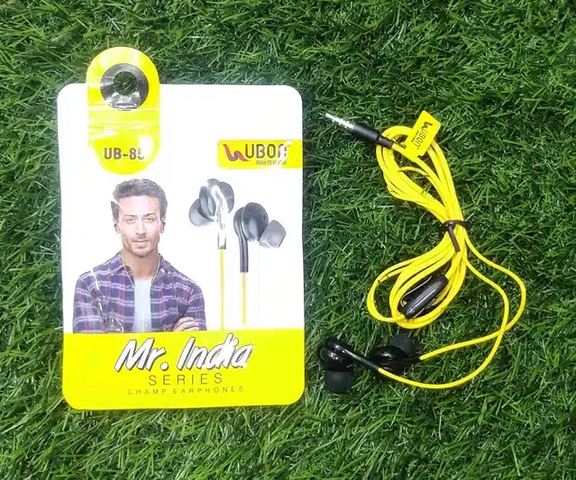 Ubon UB- 85 Mr. India Series Champ Wired Earphone (Yellow)