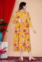 Rayon Printed Anarkali Kurti for Women 