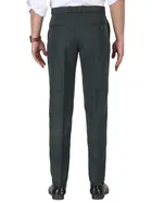 Slim Fit Solid Formal Trouser for Men 