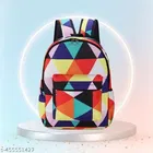 Fabric Backpack Bag, Multicolor
