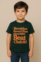 Round Neck Printed T-Shirt for Boys 