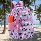 Polyester Backpack Bag, Purple