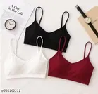 Short Bralette for Women, Pack of 3 