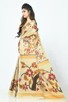 Khadi Silk Printed Saree for Women 