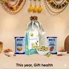 King Uncle California Pista (Roasted & Salted) 100 g , Navguni Roasted Masala Cashew 35 g , Navguni Roasted Salted Almonds 35 g , Designer Potli