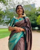 Cotton Silk Zari Woven Saree for Women 
