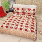 Polycotton Double Bedsheet with 2 Pillow Cover 