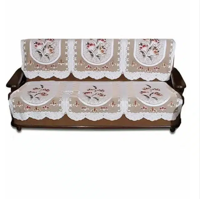 Polyester Sofa Cover (Set of 1, Multicolor)