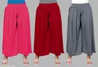 Palazzos for Women, Pack of 3 