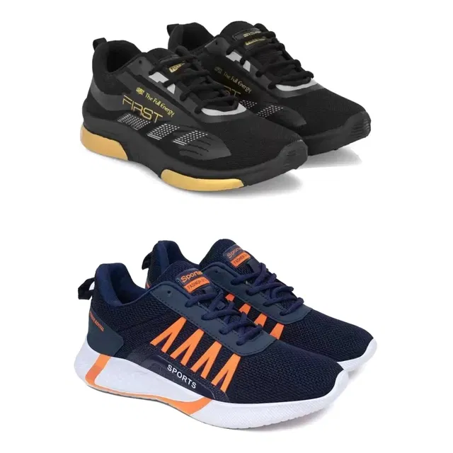Combo of Casual Shoes for Boys (Multicolor, 6.5-7 Years) (Pack of 2)