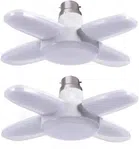 Mini Fan Shaped Foldable Bulb (Pack of 2) (White, 28 W)