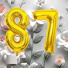 Foil Balloon for Birthday Celebration, No. 87 