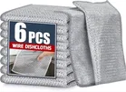 REALISTIC AIRCOOL Non-Scratch Wire Dishcloth & Cleaning Brush – Reusable & Multipurpose Scrub for Kitchen & Dishwashing, Pack of 10