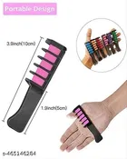 Hair Chalk for Girls Temporary Hair Color, Multicolor, Pack of 12