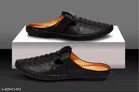 Sandals for Men (Black, 6)