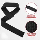 AJRO DEAL WEIGHT LIFTING STRAP -BLACK Wrist Bands Gym for Men Hand Band Wrist Support 