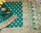 Soft Silk Zari Woven Saree for Women 